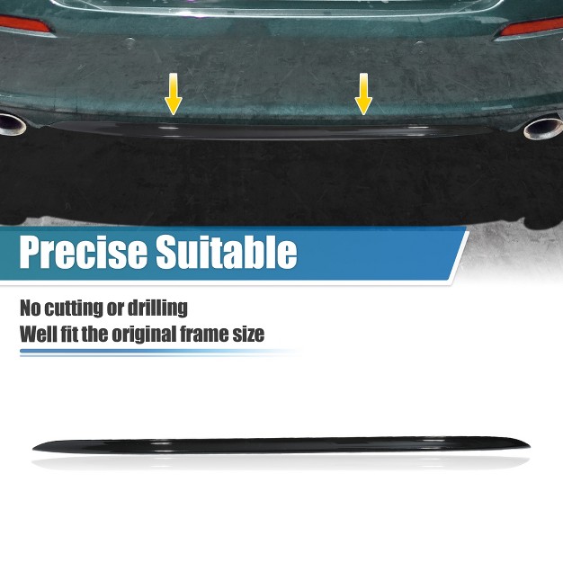 Unique Bargains Rear Bumper Lower Lip Strip Protector Frame Cover For Honda Civic 11th