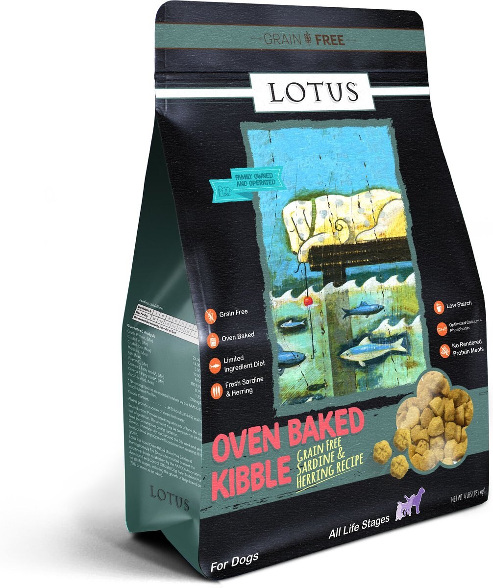 Lotus Oven-Baked Grain-Free Sardine and Herring Recipe Dry Dog Food