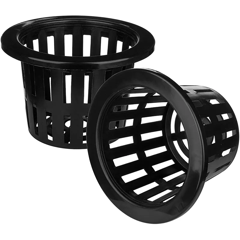 45 55 Multi size agricultural greenhouses plastic mesh cup for high quality hydroponic net pot