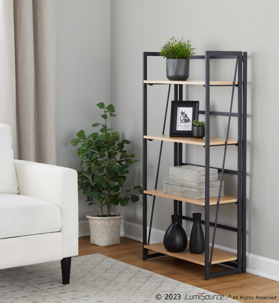 Dakota Bookcase   Bookcases   by LumiSource  Houzz