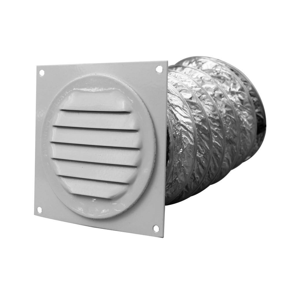 Active Ventilation 3 in. Bathroom Soffit Vent White BSV-3-WT