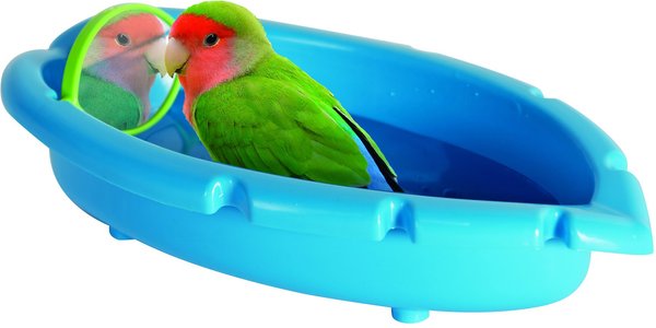 Caitec Featherland Paradise Birdie Bath Tub Bird Toy