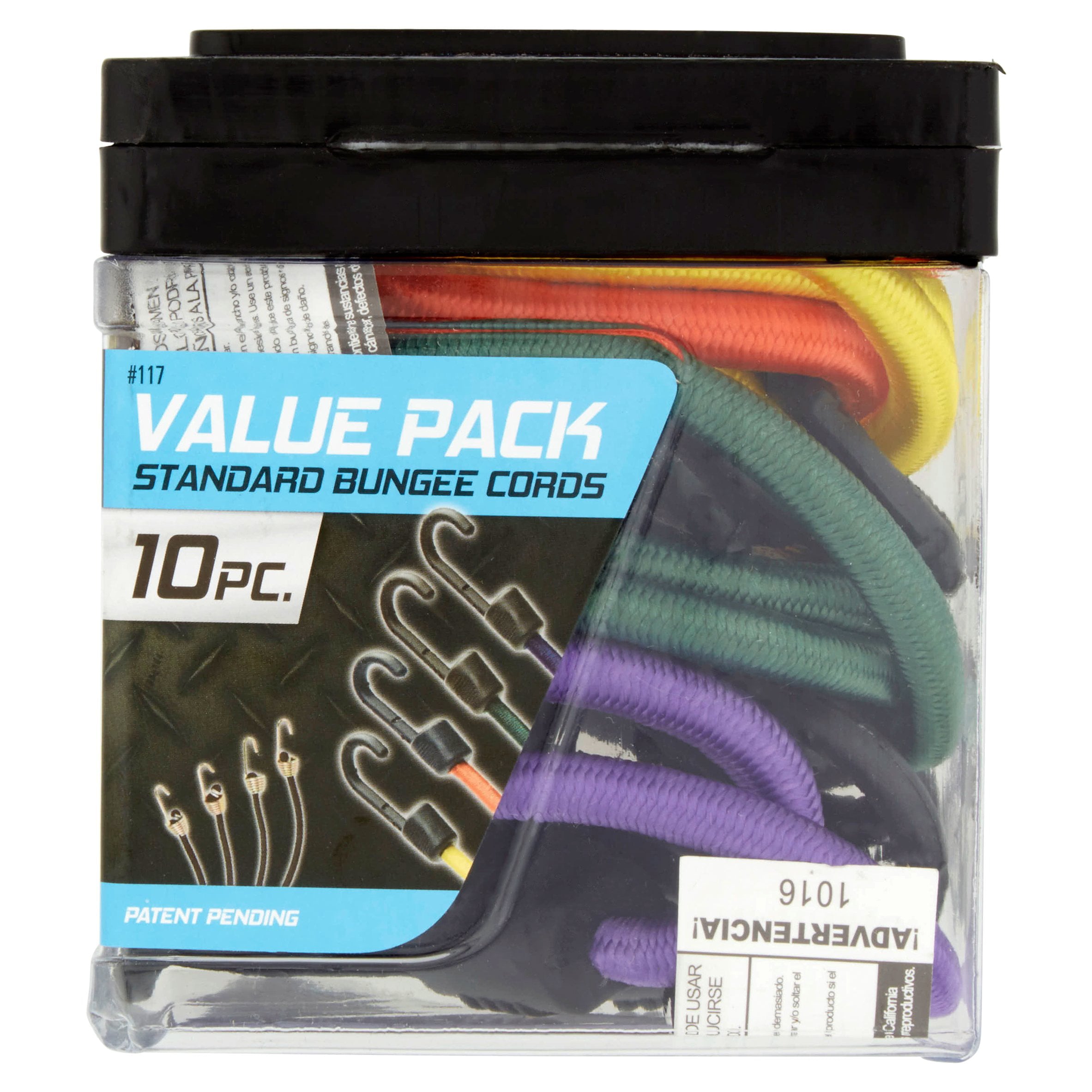 SmartStraps Standard Bungee Cords Value Pack， 10 count