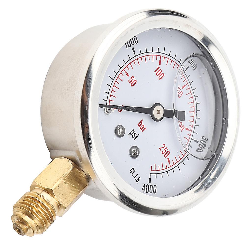 Ts Pgg604-250bar 1/4bsp Y60 Radial Oil Filled Pressure Gauge Pressure Measurement Tool