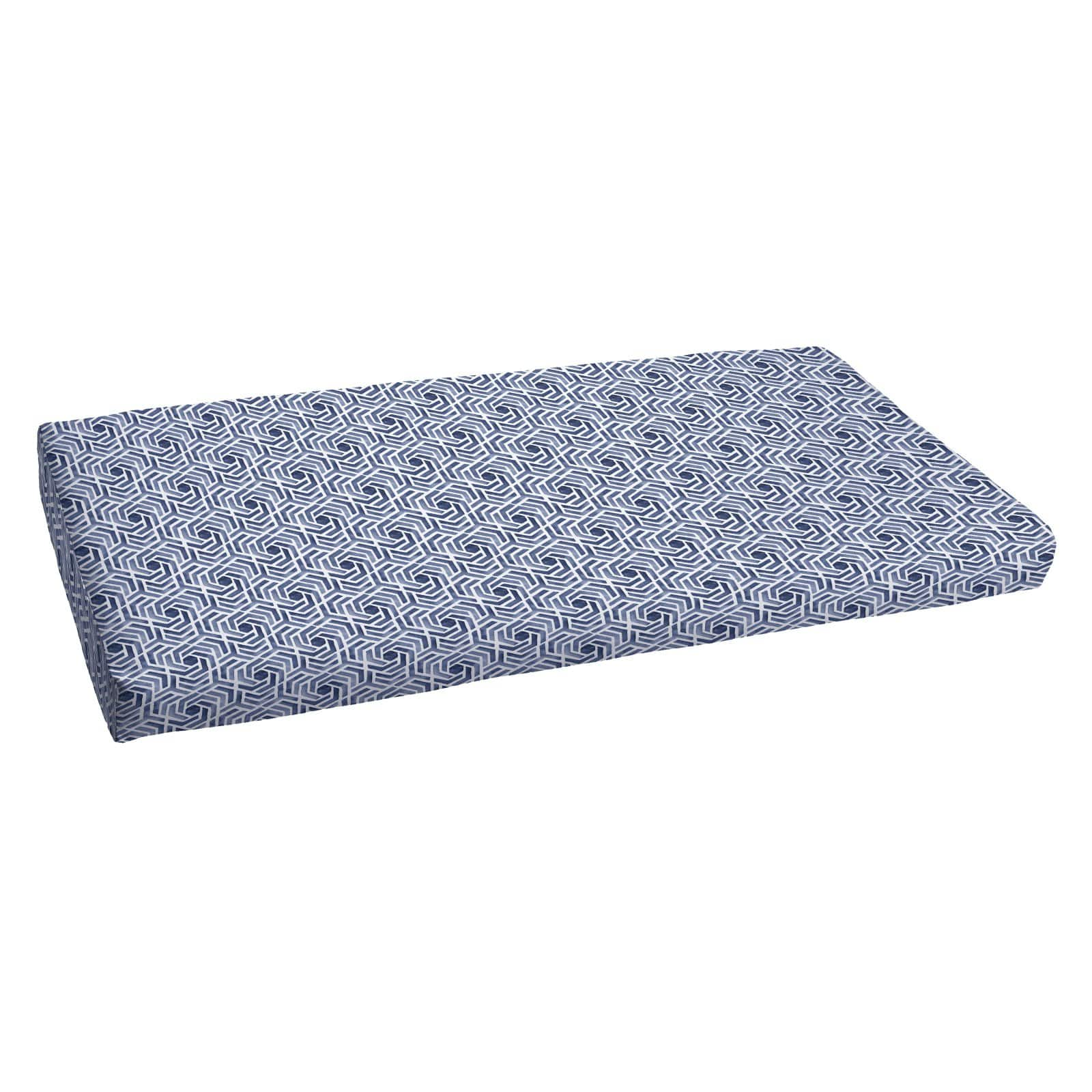 Mozaic Company Indoor/Outdoor Bristol Rectangle Bench Cushion - Geometric