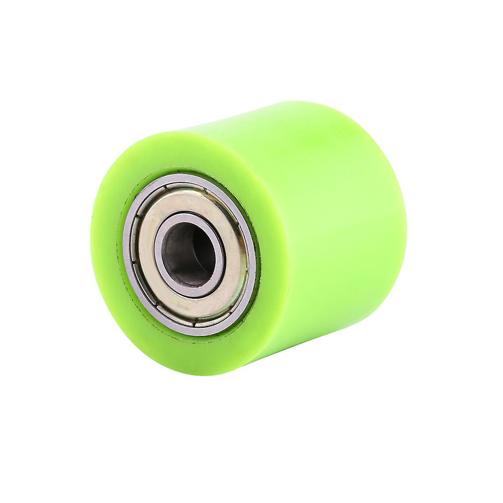 10mm Drive Chain Pulley Roller Slider Tensioner Wheel Guide For Street Bike Motorcycle Green