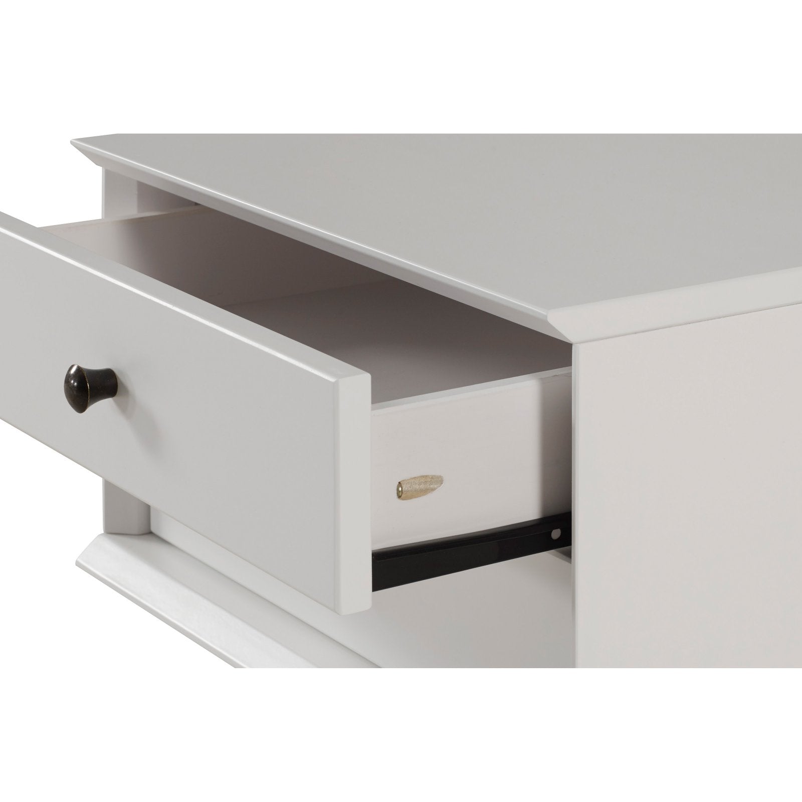 Camaflexi Mid-Century Night Stand - White Finish