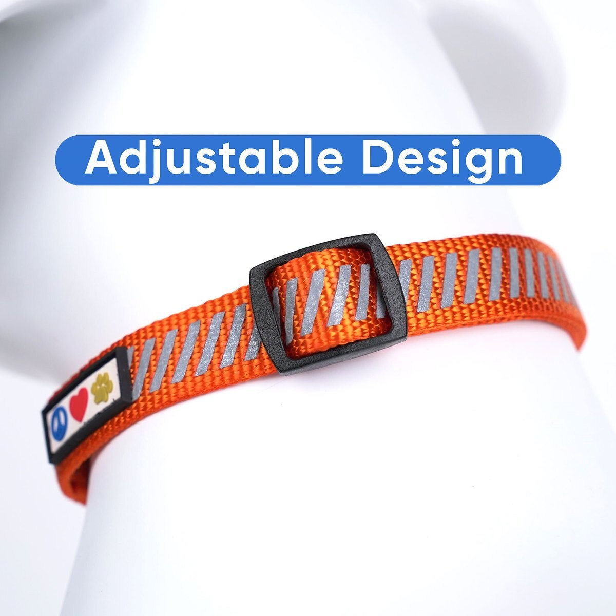 Pawtitas Reflective Traffic Dog Collar