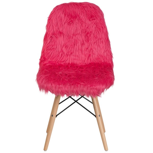 4Pk Shaggy Dog Accent Chair - Dorm Chair