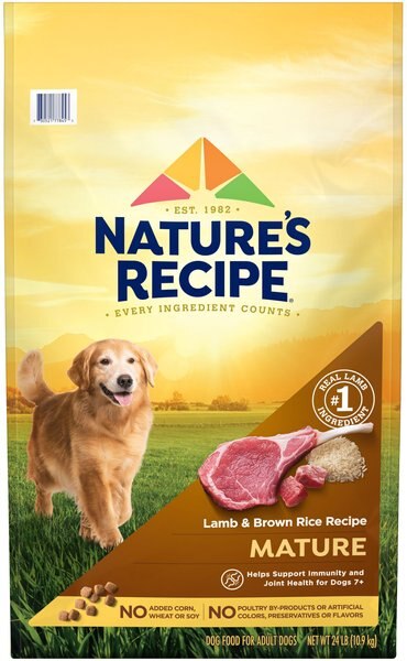 Nature's Recipe Mature Lamb and Brown Rice Recipe Dry Dog Food