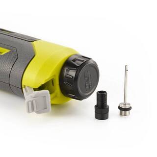 RYOBI USB Lithium High Pressure Inflator Kit with FREE 2.0 Ah USB Lithium Battery FVIF51K-FVB02