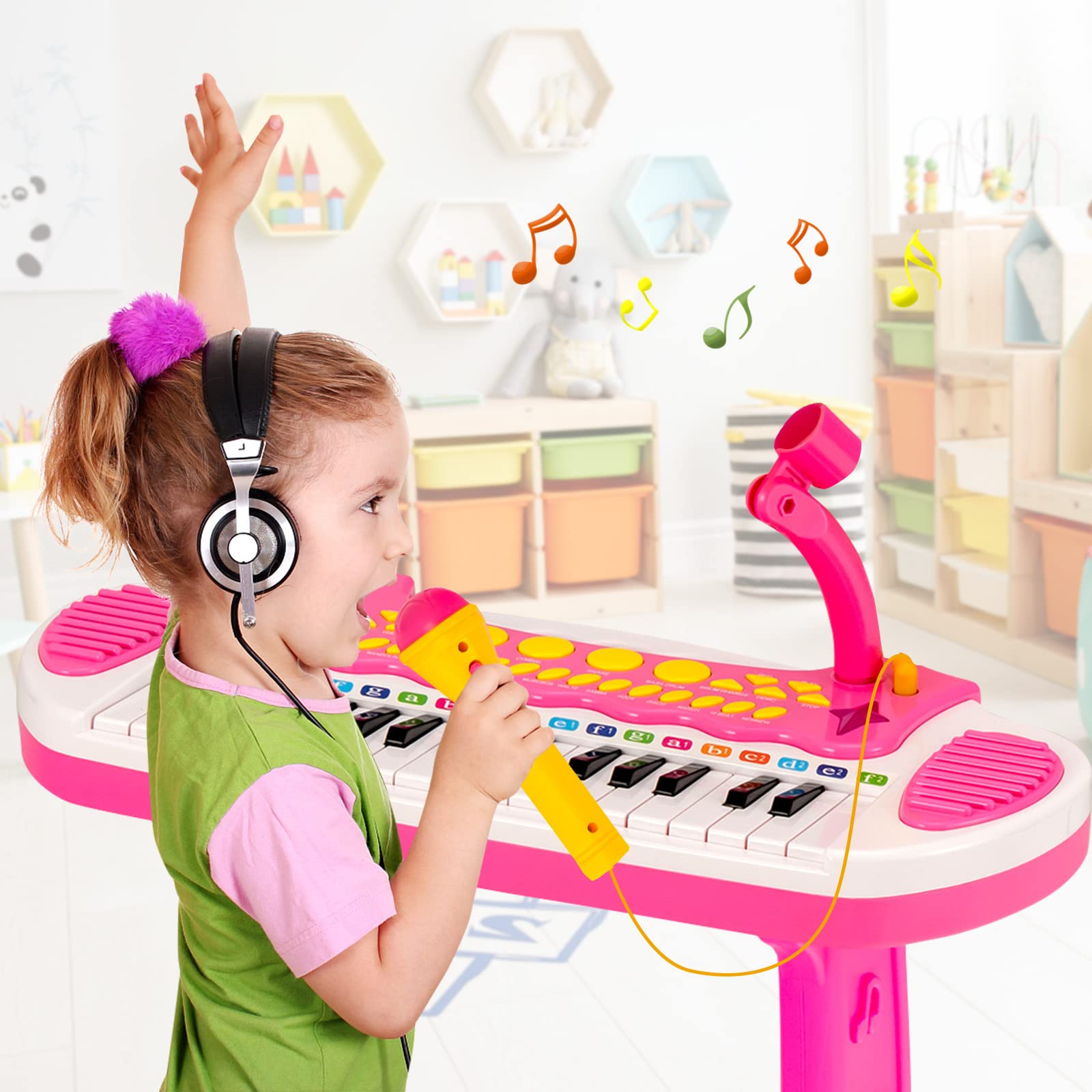 Costzon 31-Key Kids Piano Keyboard Toy, Toddler Electronic Musical Instrument Educational Toy