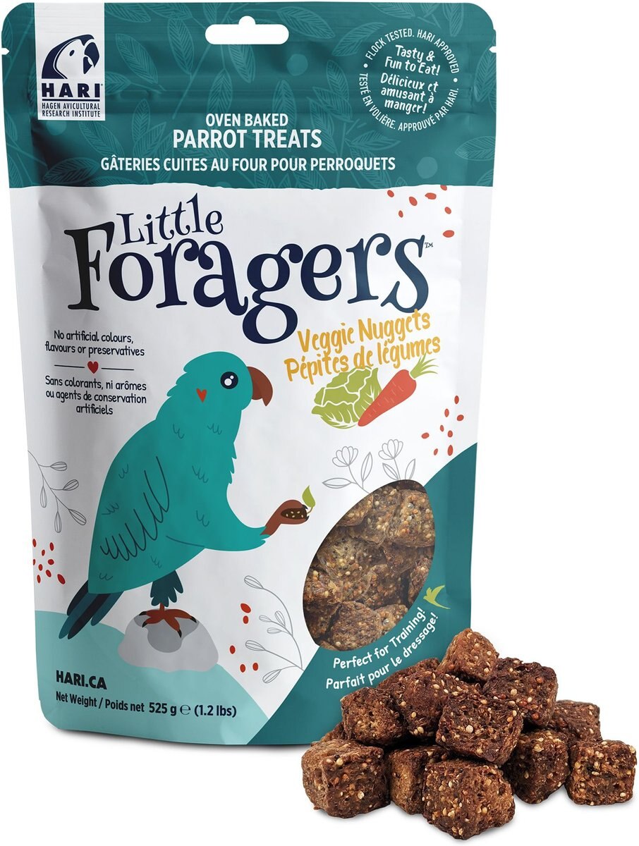 Hari Little Foragers Veggie Nuggets Bird Treat， 1.2-lb bag