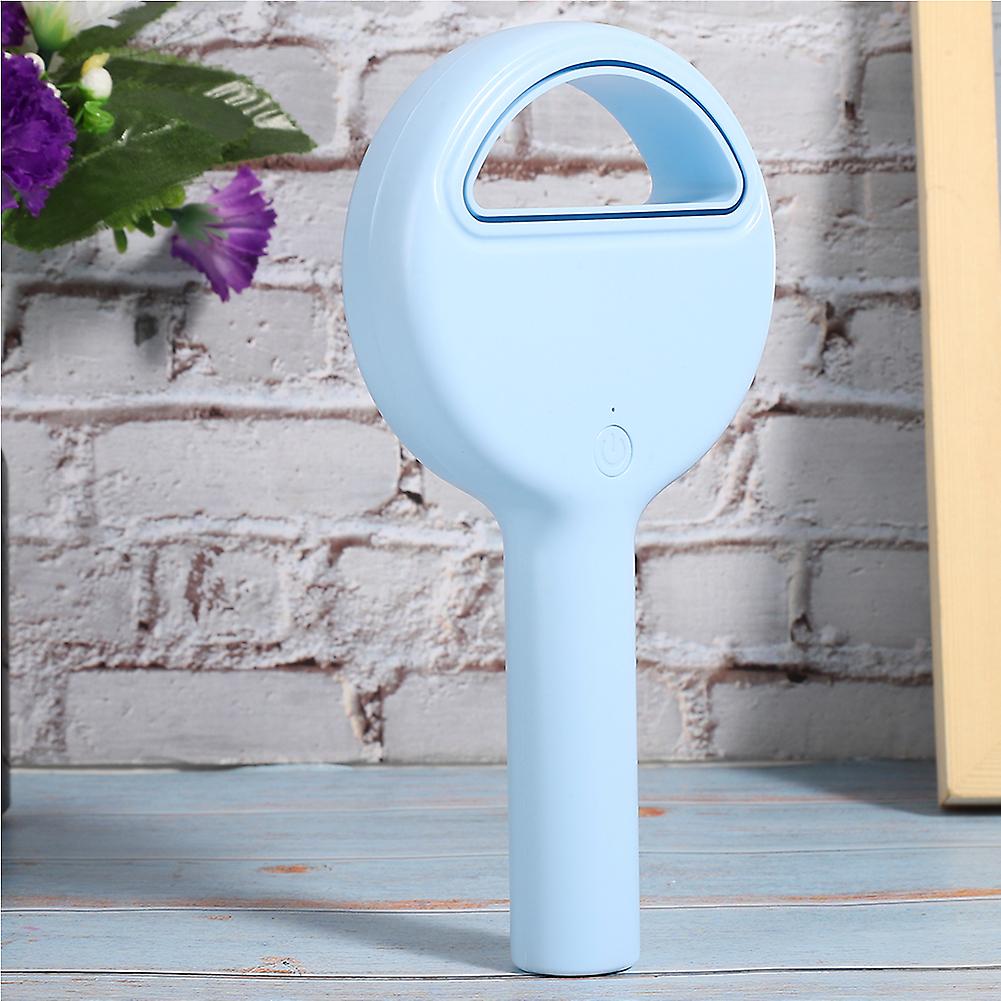 Handheld Charging Small Fan Leafless Usb Mini Portable Desktop Bedside Universal T9blue