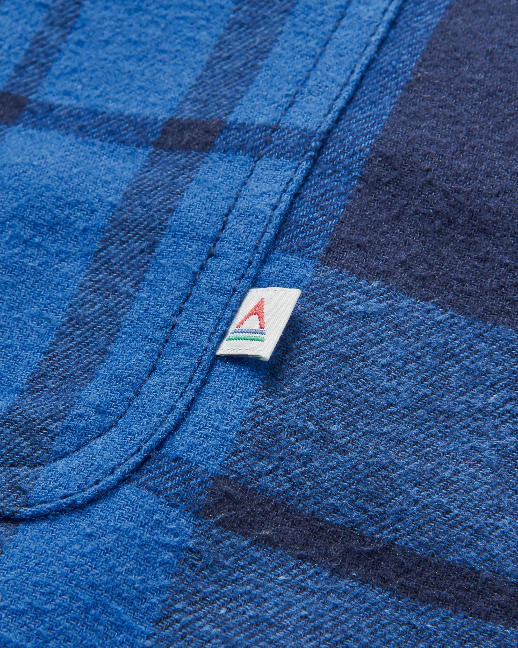 Freestyle Sherpa-Lined Overshirt - True Blue