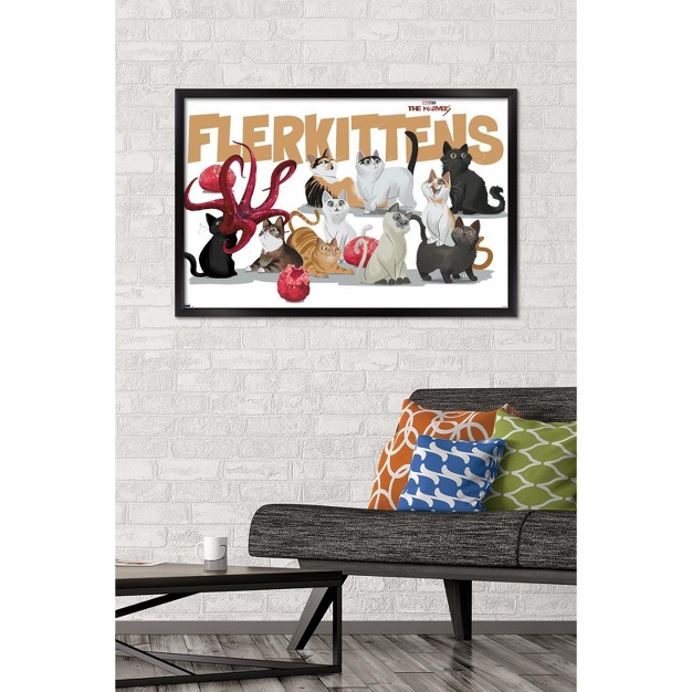 Trends International Marvel The Marvels Flerkittens Framed Wall Poster Prints