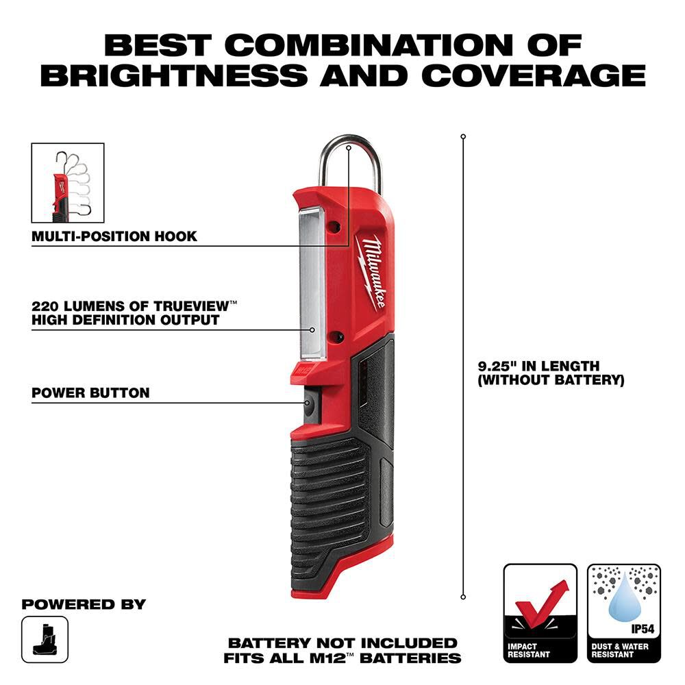 Milwaukee M12 LED Stick Light 2351-20 from Milwaukee