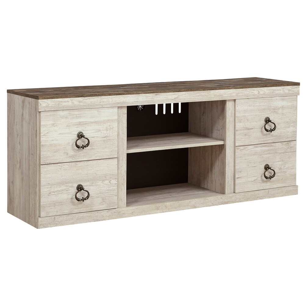 Signature Design by Ashley Willowton Woodgrain 60 inch TV Stand