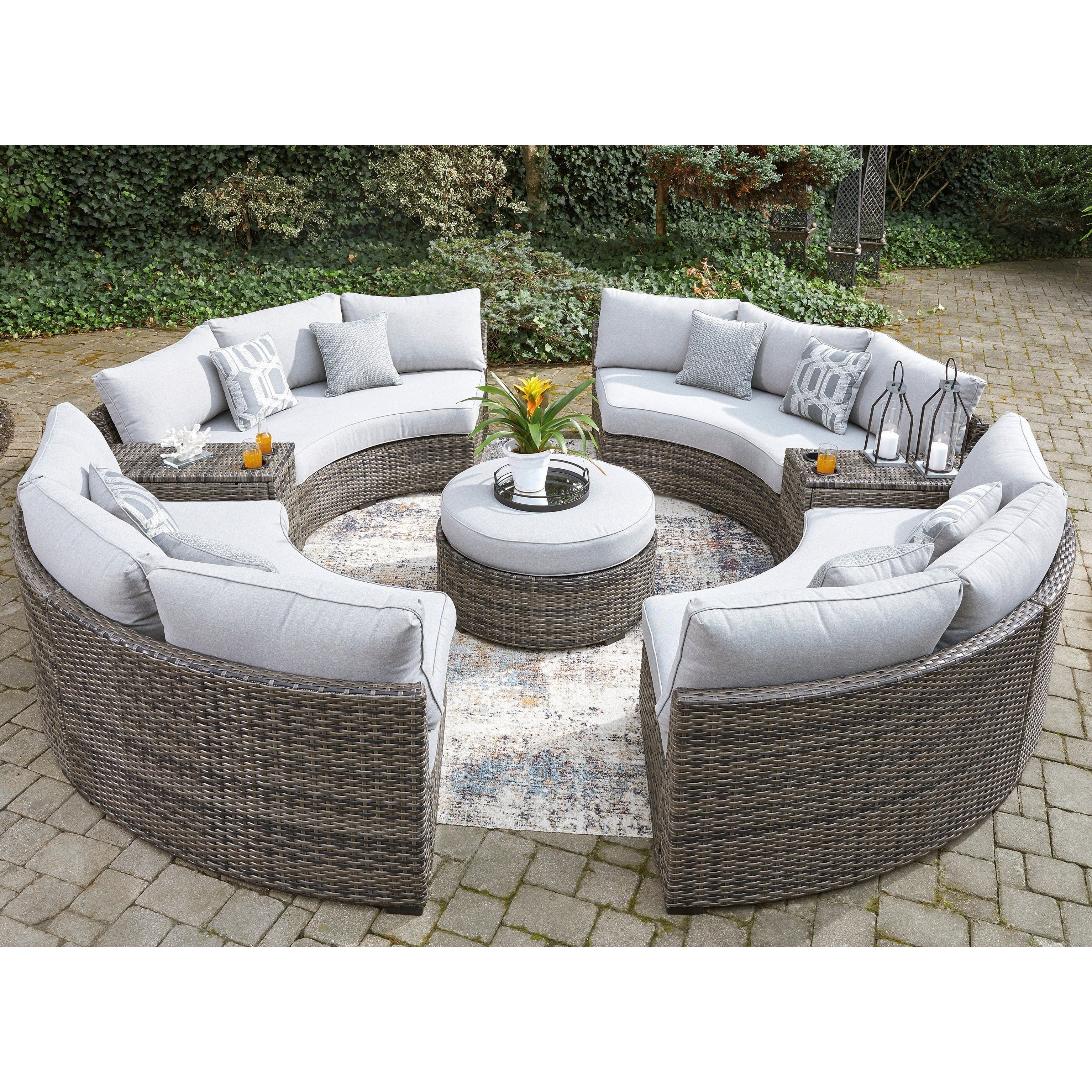 Montauk Curve Outdoor Sectional Seating Sets