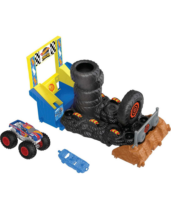 Hot Wheels Monster Trucks Arena Smashers Race Ace Smash Race Challenge Playset