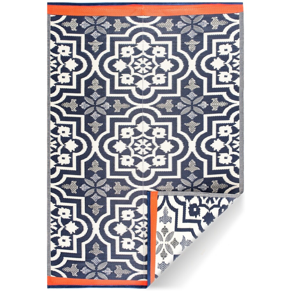 Reversible Mats Plastic Outdoor Rug for Camping  Patio  Backyard  RV  Picnic  Deck