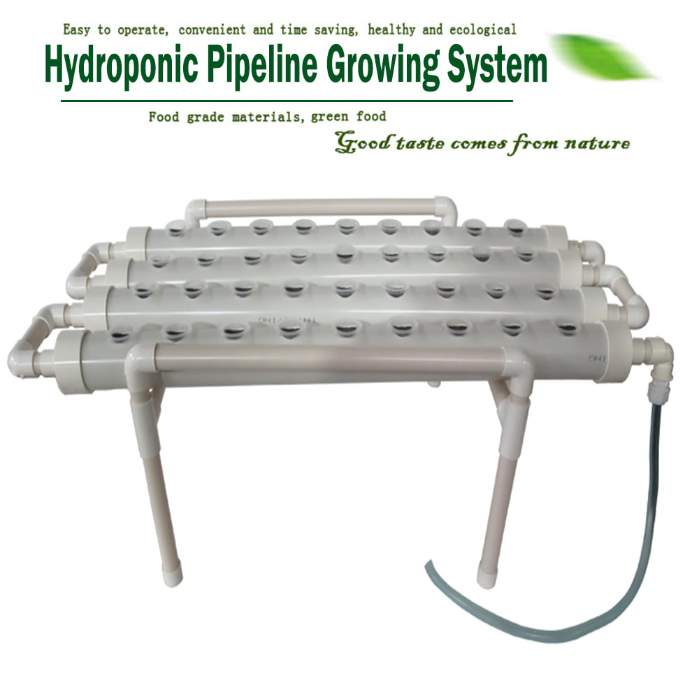 TECHTONGDA 36 Holes Hydroponic Site Grow Kit Garden Plant System Indoor Grow Kit Pipeline Vegetable Planter