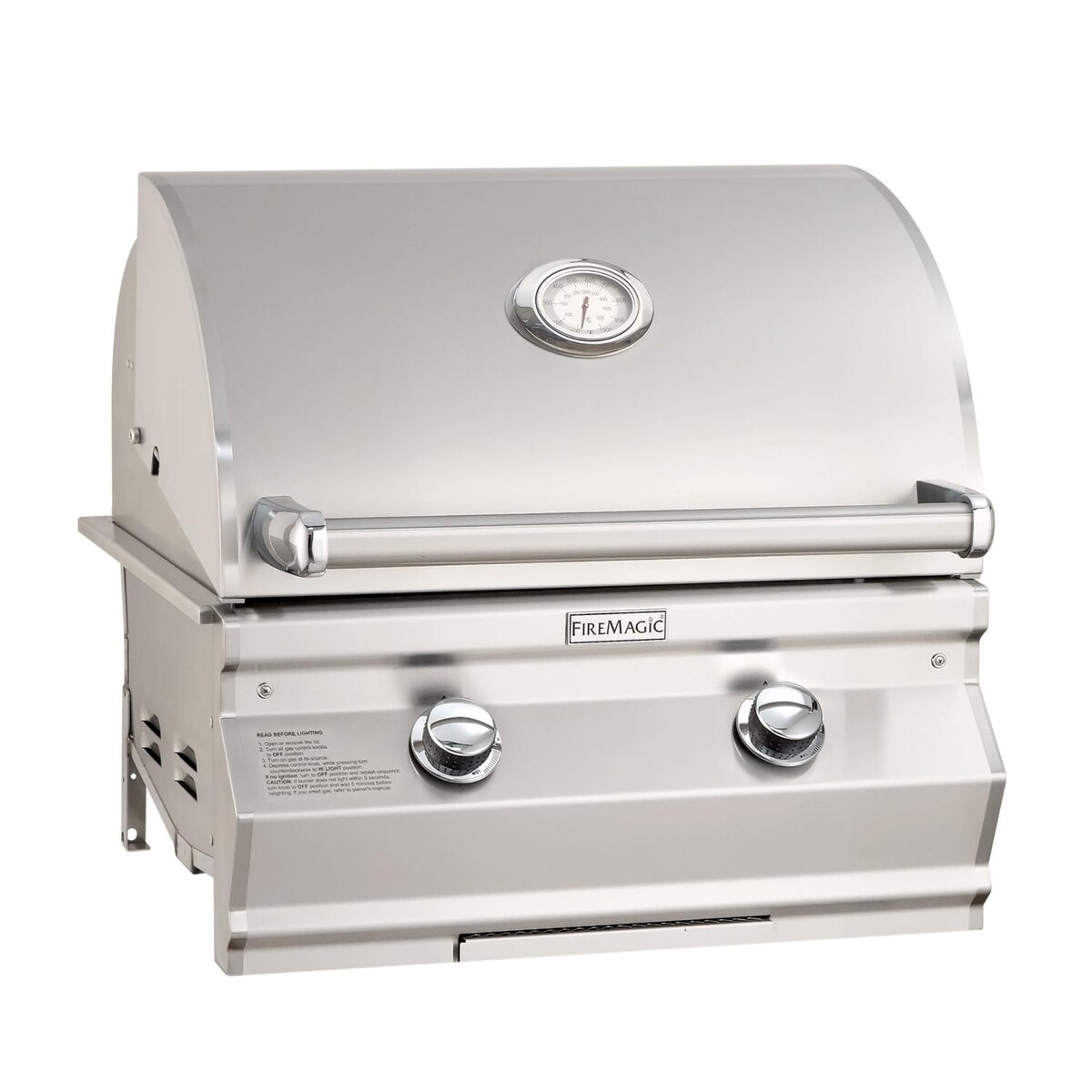 Fire Magic Choice Multi-User CM430I 24-Inch Built-In Propane Gas Grill With Analog Thermometer