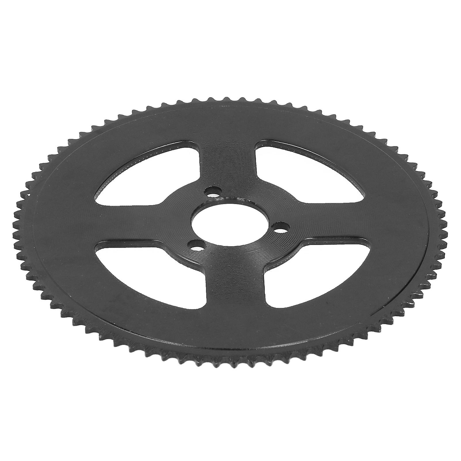 Black Disc 25h Three Holes 80t Crankset Inner Diameter 29mm Sprocket For Electric Scooter