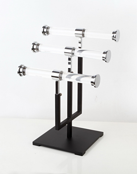 AMKO Displays CSR T3 3 Tier Jewelry Stand  Base: 7...