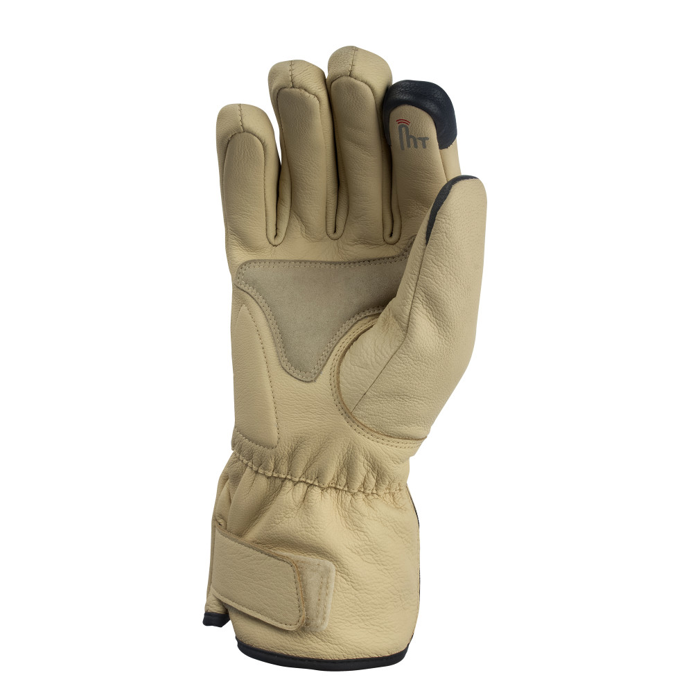 Ranger Heated Work Gloves Unisex 7.4 Volt Light Tan Small ;