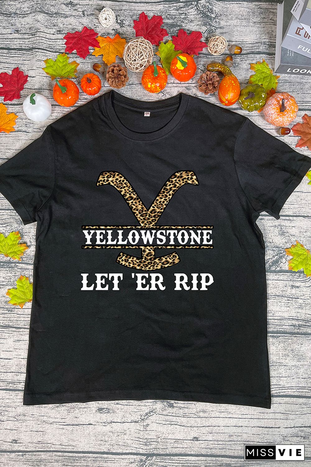 Yellowstone Graphic Tee Short Sleeves Wholesale