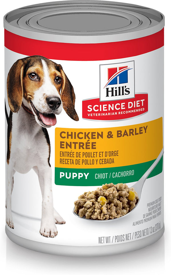 Hill's Science Diet Puppy Chicken and Barley Entree Canned Dog Food