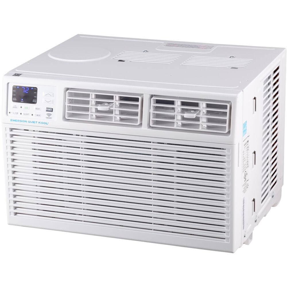 EQK 8000 BTU 115V SMART Window AC with Remote Wi-Fi and Voice Energy Star Cools Rooms up to 350 Sq. Ft. Timer EARC8RSE1