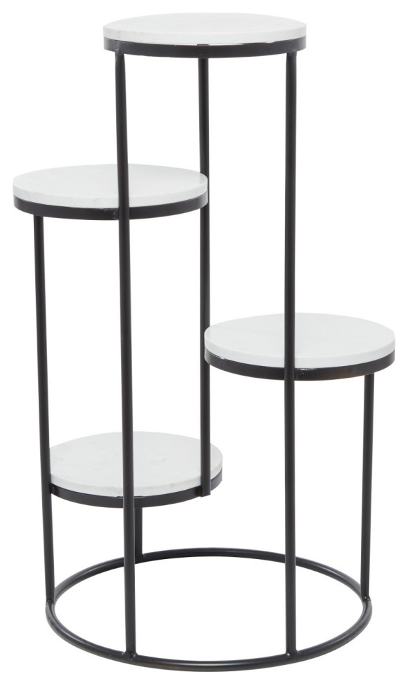 Iron Modern Plantstand   Transitional   Plant Stands And Telephone Tables   by Brimfield  ampMay  Houzz