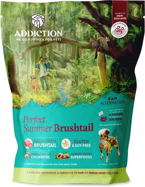 Addiction Perfect Summer Brushtail Raw Dehydrated Dog Food