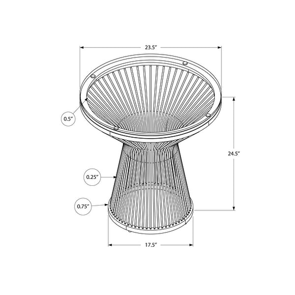 Accent Table， Side， End， Nightstand， Lamp， Living Room， Bedroom， Metal， Tempered Glass， Clear， Transitional