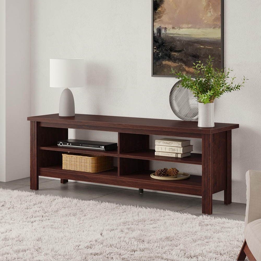 TV Stand for 65 75 Inch TV Console Table  Classic Entertainment Center