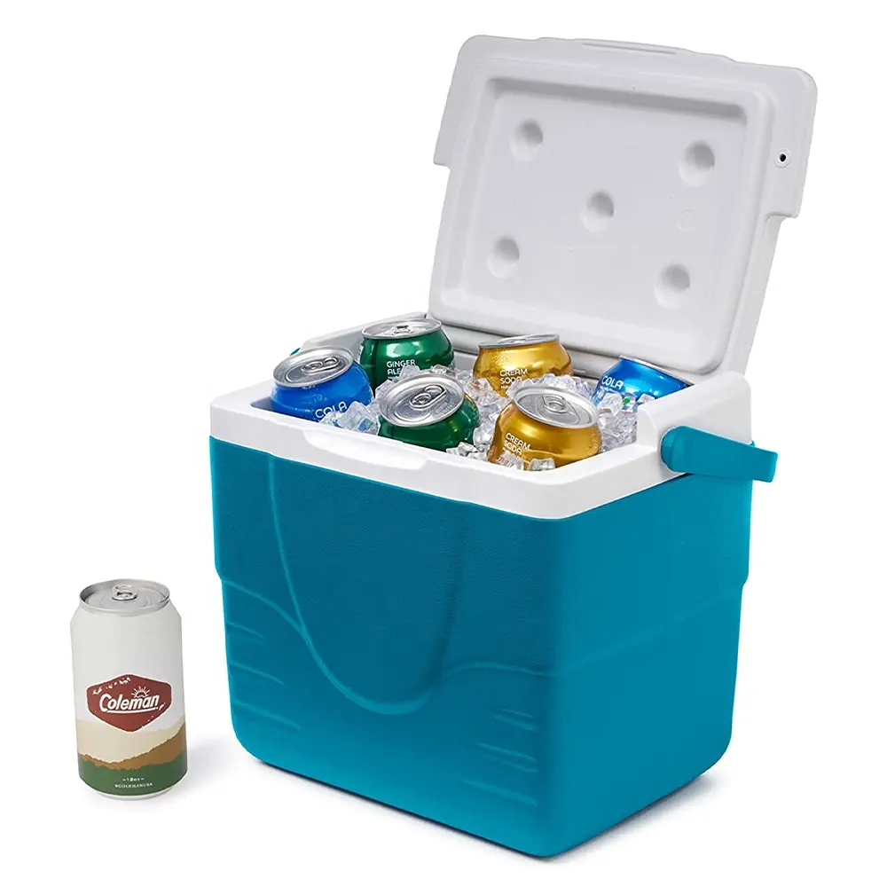 Chiller Series 9qt Insulated Portable Cooler Lunch Box  Ice Retention Hard Cooler with Heavy Duty Handle