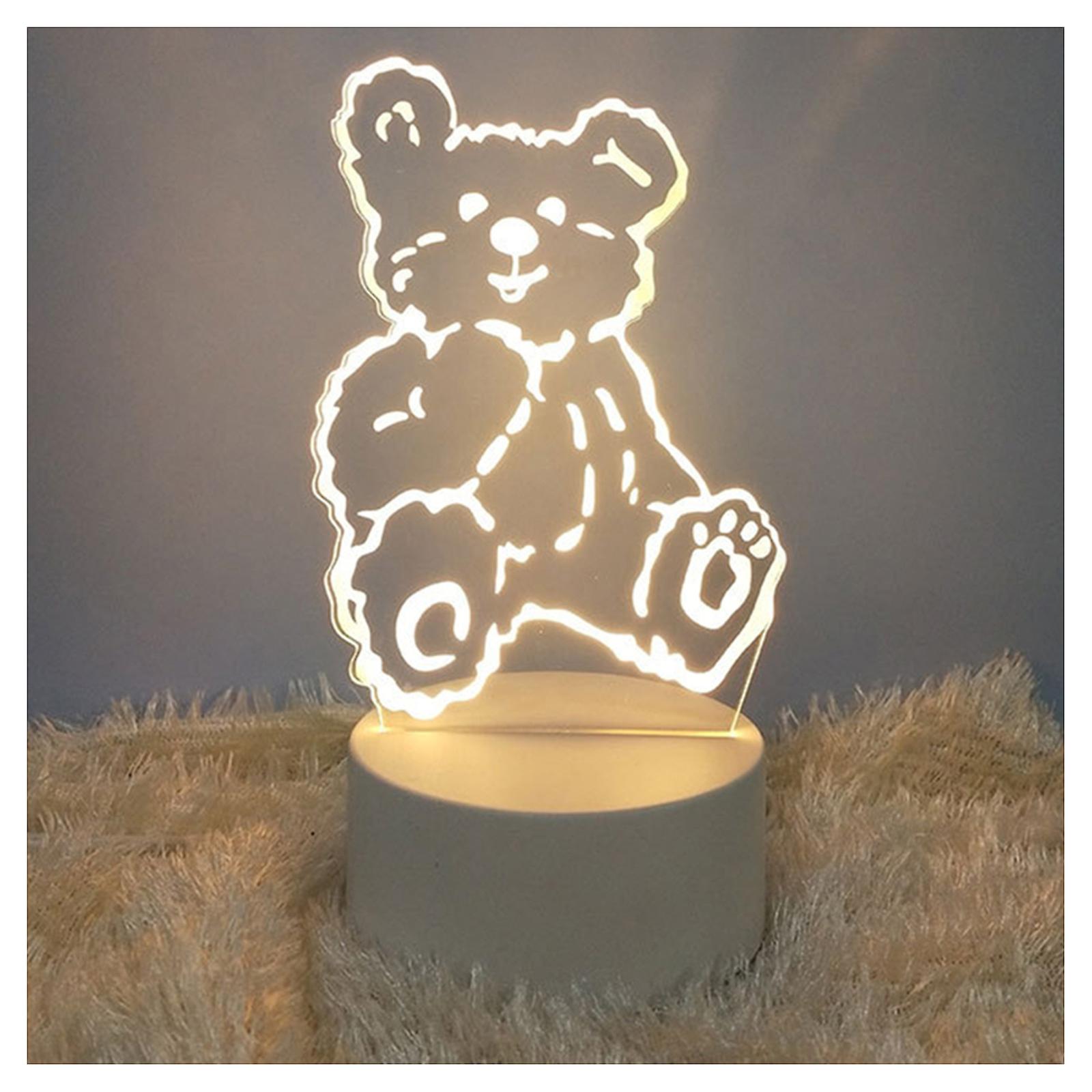 3d Visualization Lamp Small Cute And Lovely 3d Usb Desk Lamp Night Light New