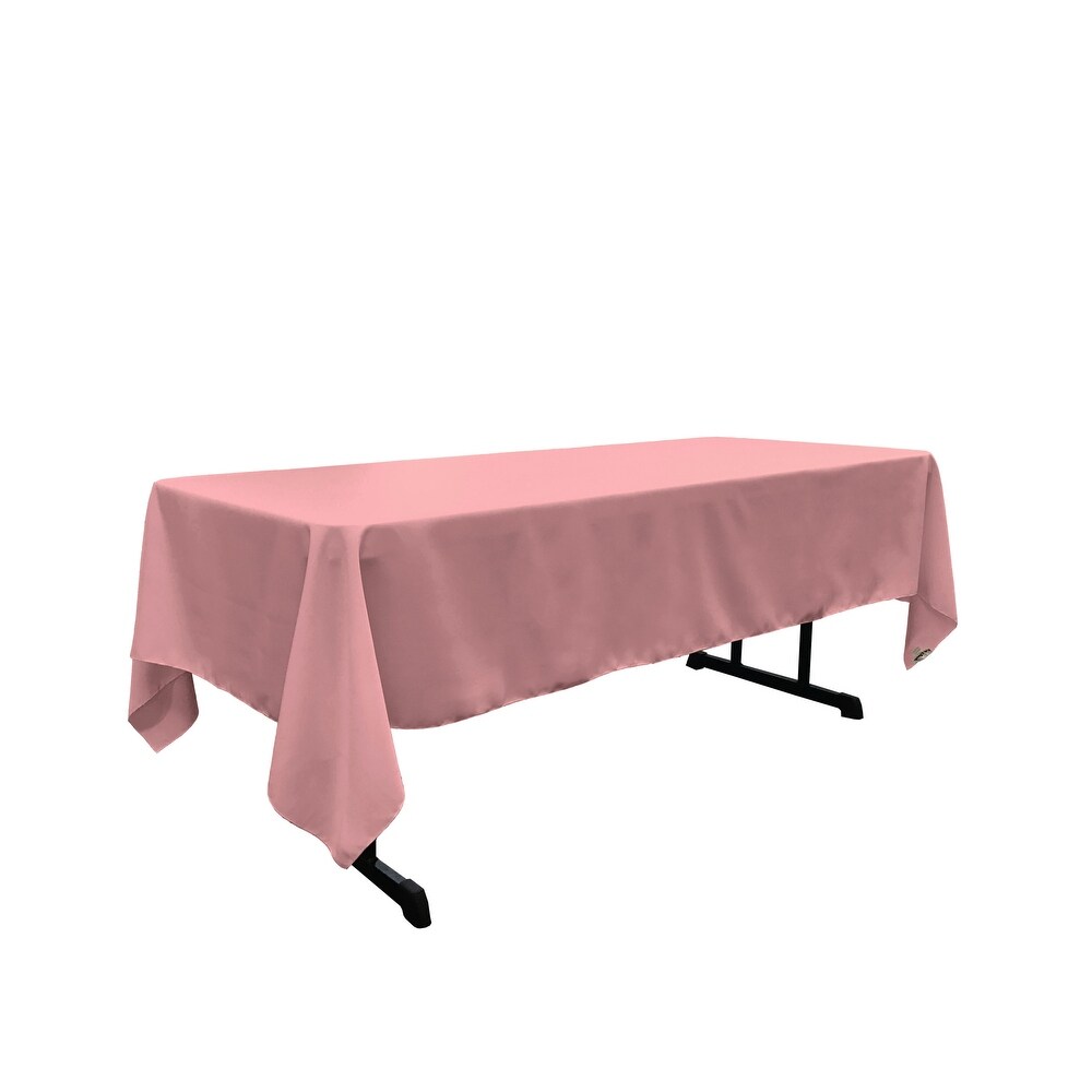 Polyester Poplin Rectangular Tablecloth 3 Sizes 41 Colors