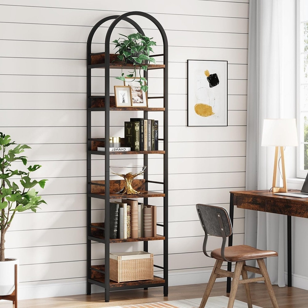 6 Tier Open Bookshelf  78.7\