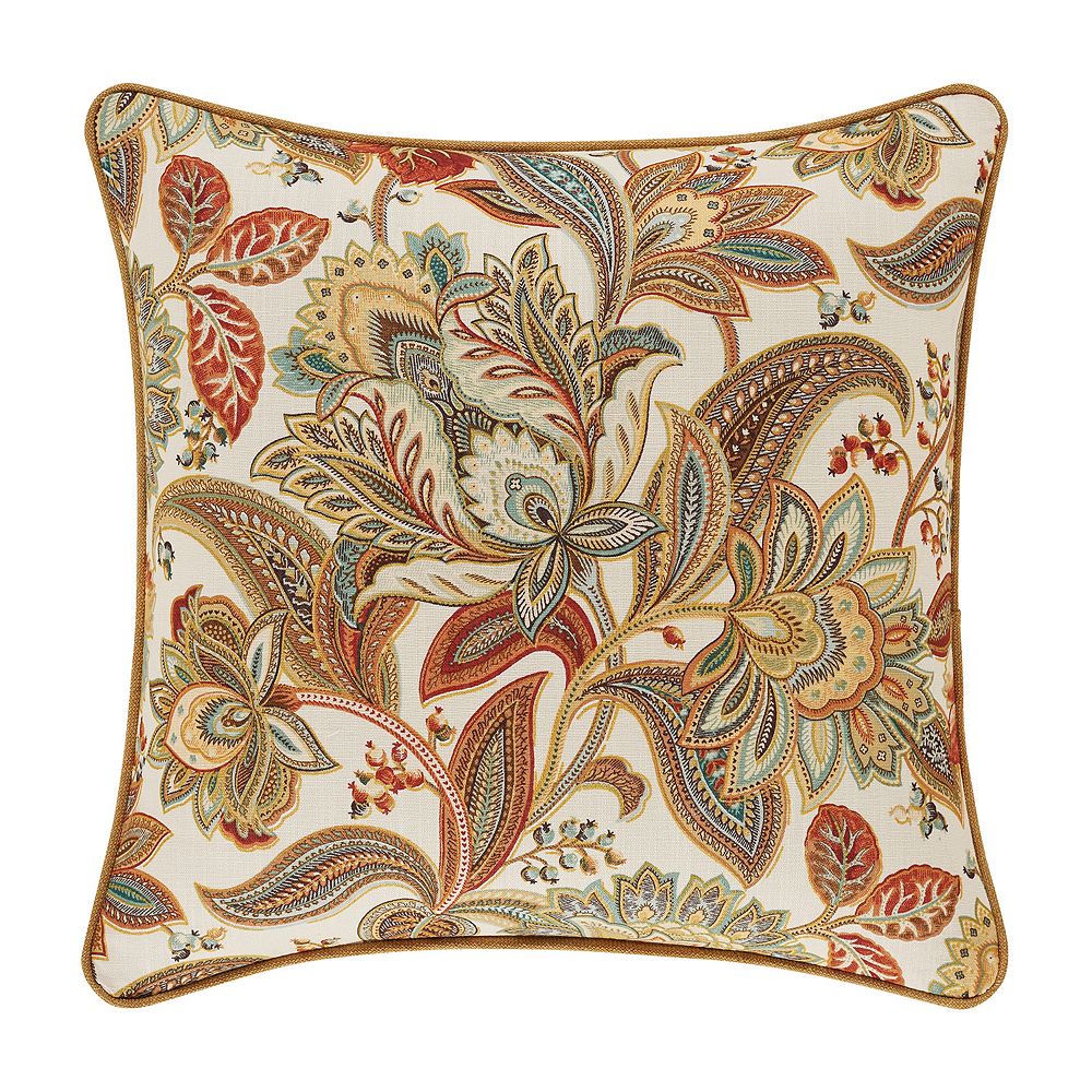 Five Queens Court August Multi Throw Pillow