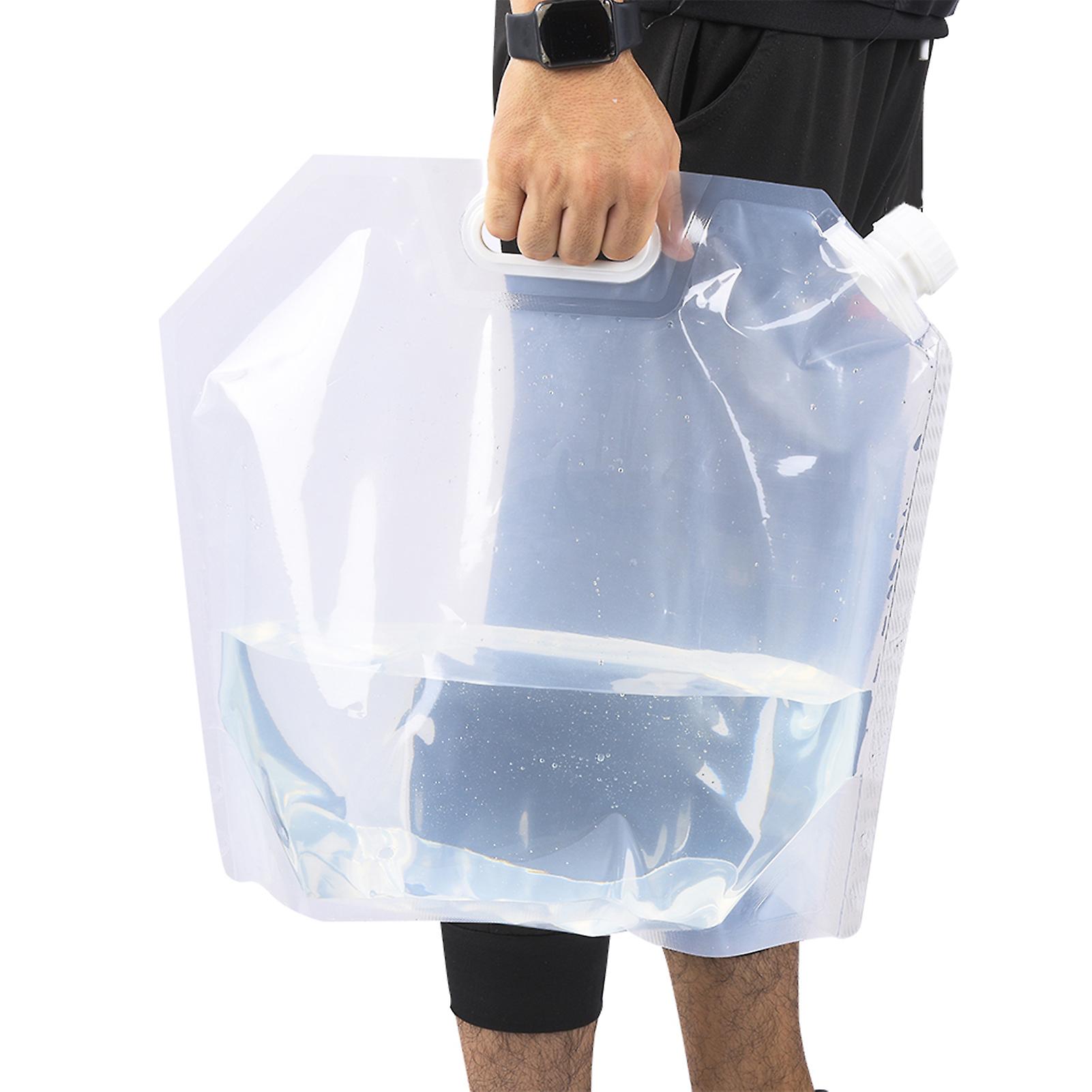 Pvc Outdoor Portable Folding Non-toxic Water Storage Bag For Self-driving Camping Travelling Cycling Mountaineering10l