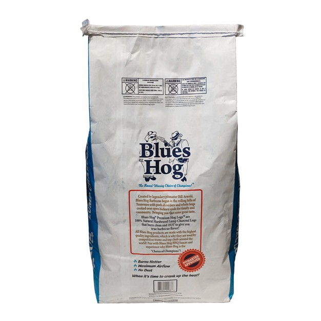 Blues Hog Hog Logs All Natural Hardwood Lump Charcoal 15 4 Lb