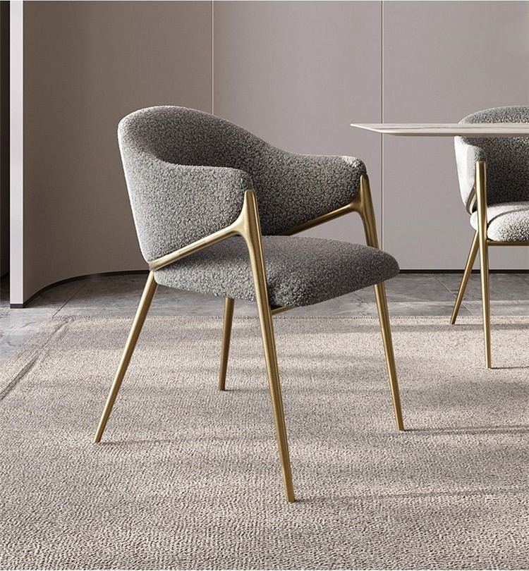 Light Luxury Postmodern Minimalist Dining Chair   Contemporary   Dining Chairs   by Miron Demid LLC  Houzz