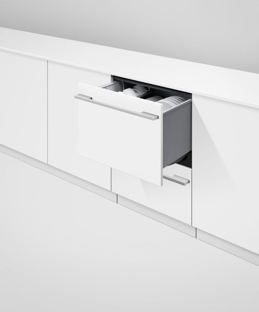 Fisher & Paykel DD24DTI9N Integrated Double Dishdrawer Dishwasher, Tall, Sanitize