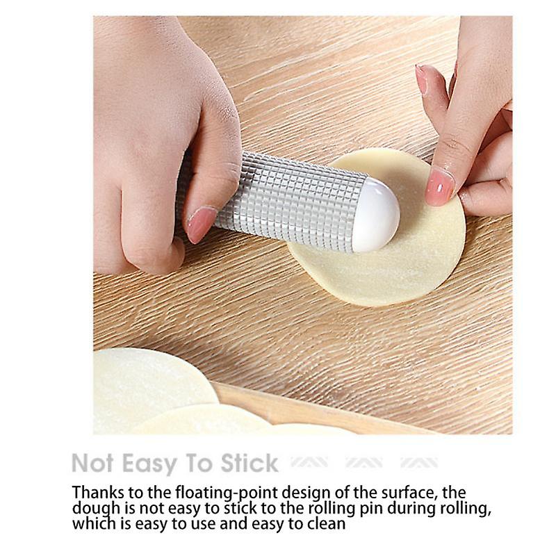 Portable Rolling Pin Non-stick Plastic Fondant Roller Pastry Dough Roller Embossing Baking Tools Kitchen Accessories