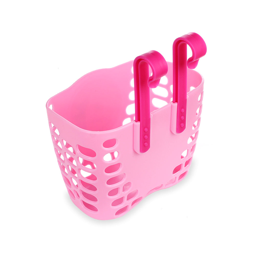 Bike Basket for Kid Girls， MINI-FACTORY Cute Pink Unicorn Pattern Bicycle Handlebar Basket for Girls