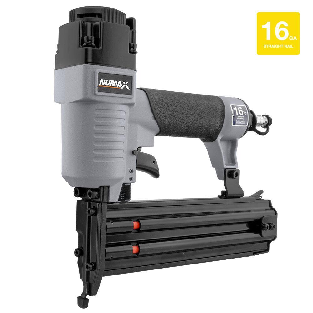 NuMax Pneumatic 16-Gauge 2 in. Straight Finish Nailer SFN50