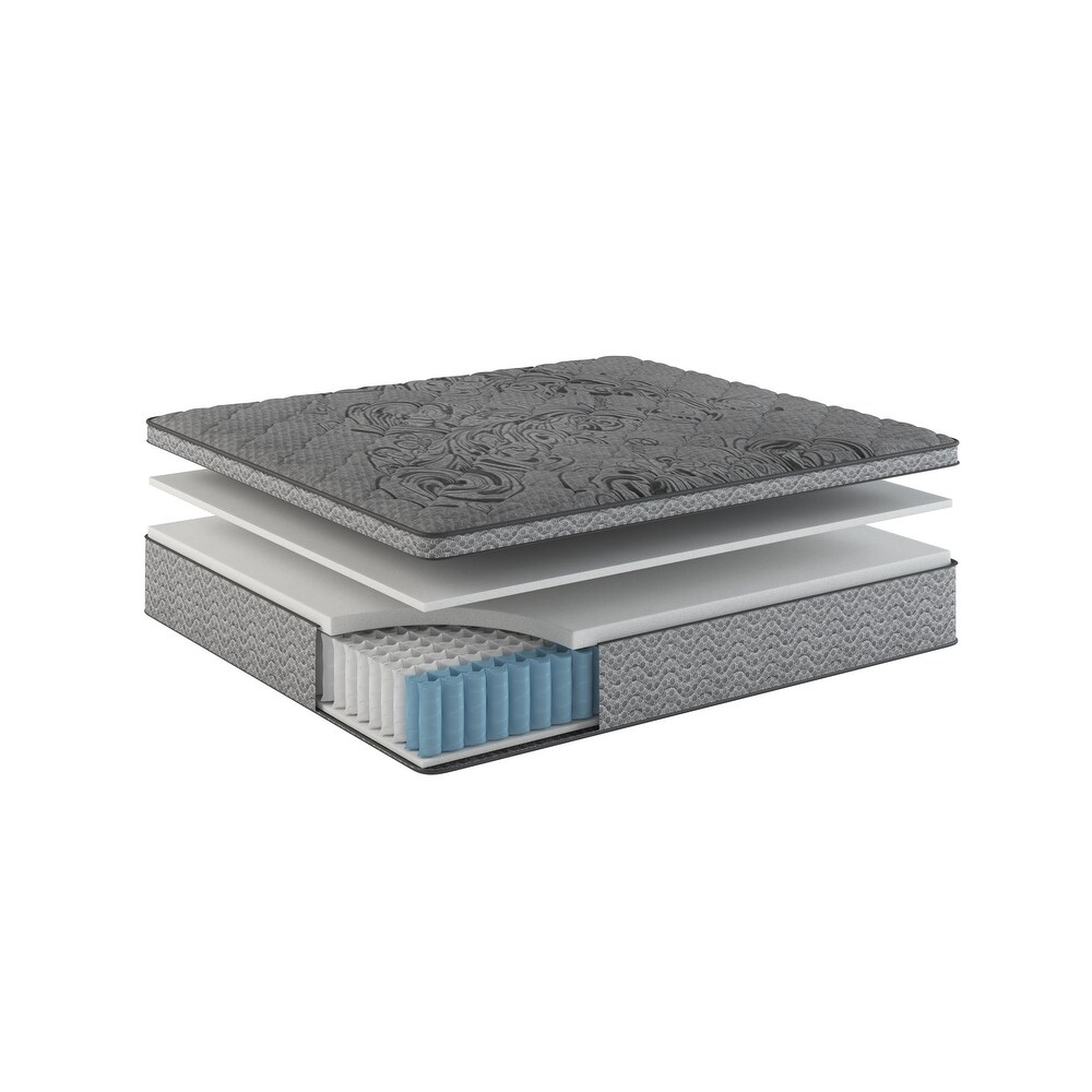 American Furniture Classics Patriot Series CertiPUR US Certified 12 inch Twin Size Pocketed Coil Memory Foam Mattress in a box